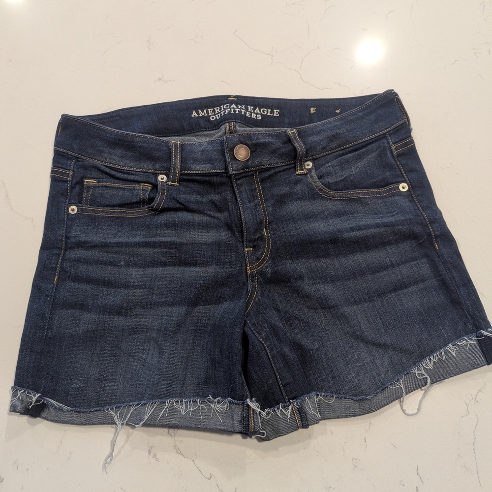 American Eagle Outfitters Women's Blue Denim Shorts